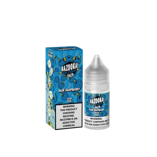 Blue Raspberry Sour Straws Bazooka Salt 30ml