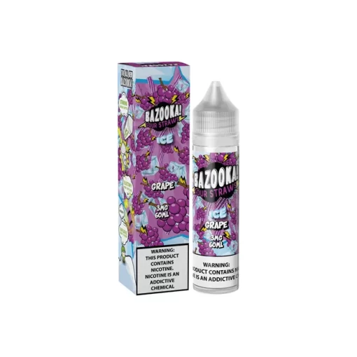 Grape Ice Sour Straws MTL Bazooka 60ml