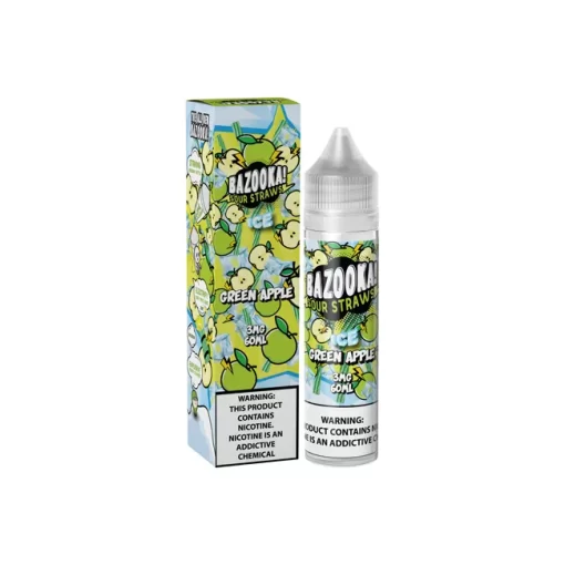 Green Apple Ice Sour Straws MTL Bazooka 60ml