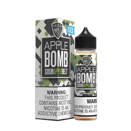 VGOD Apple Bomb Iced eLiquid 60ml | ڤي جود بريميم ليكويد