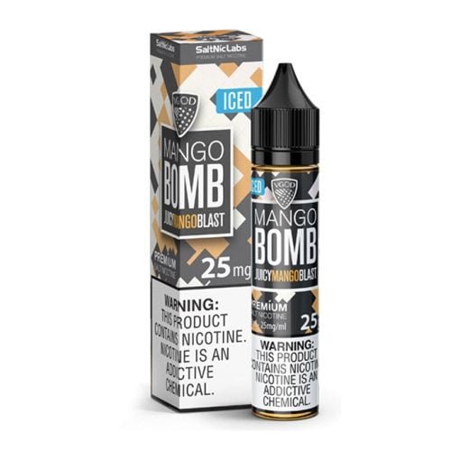 VGOD SaltNic Iced Mango Bomb eLiquid | ڤي جود بريميم ليكويد